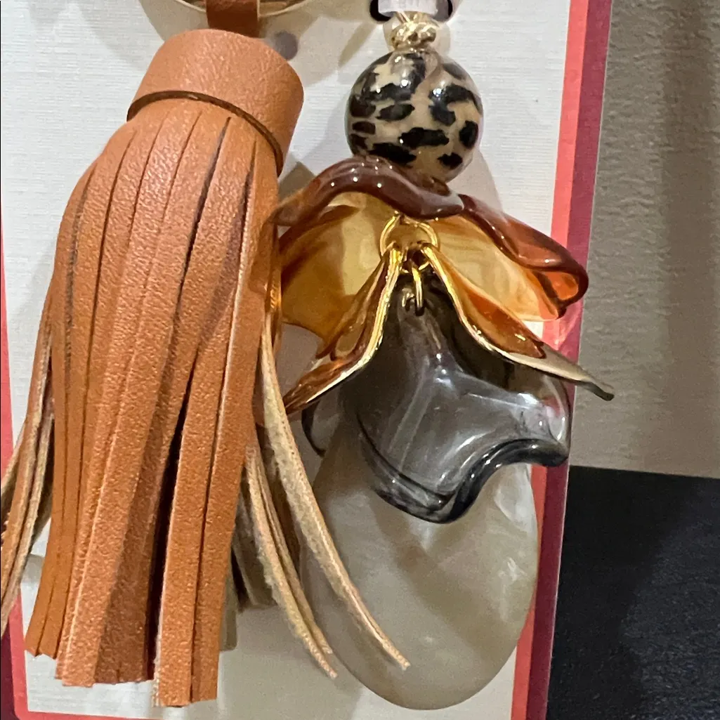 House of Harlow 1960 | Western Boho Style Bag Charm Brown - Image 4