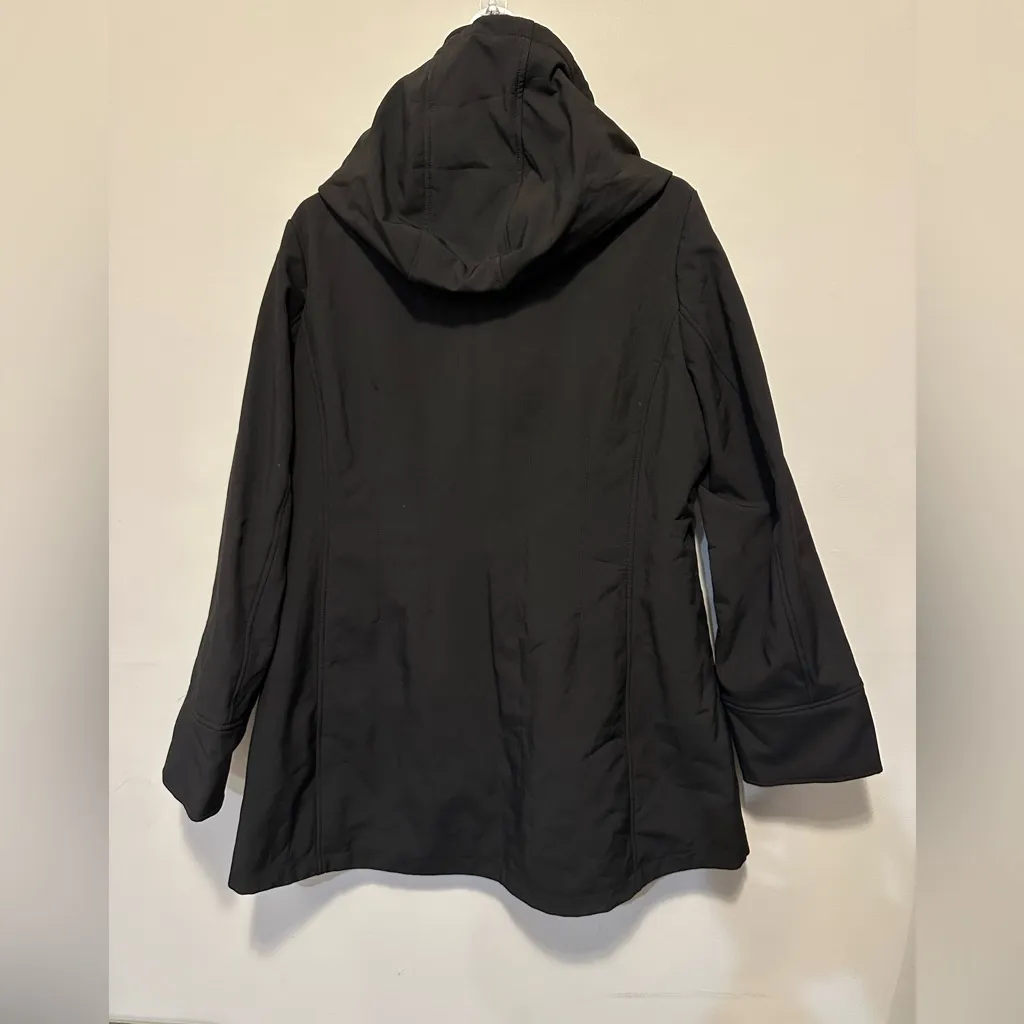 Jessica Simpson Women’s  Fleece Lined Soft Water Resistant Hodded Shell Size XL - Image 3