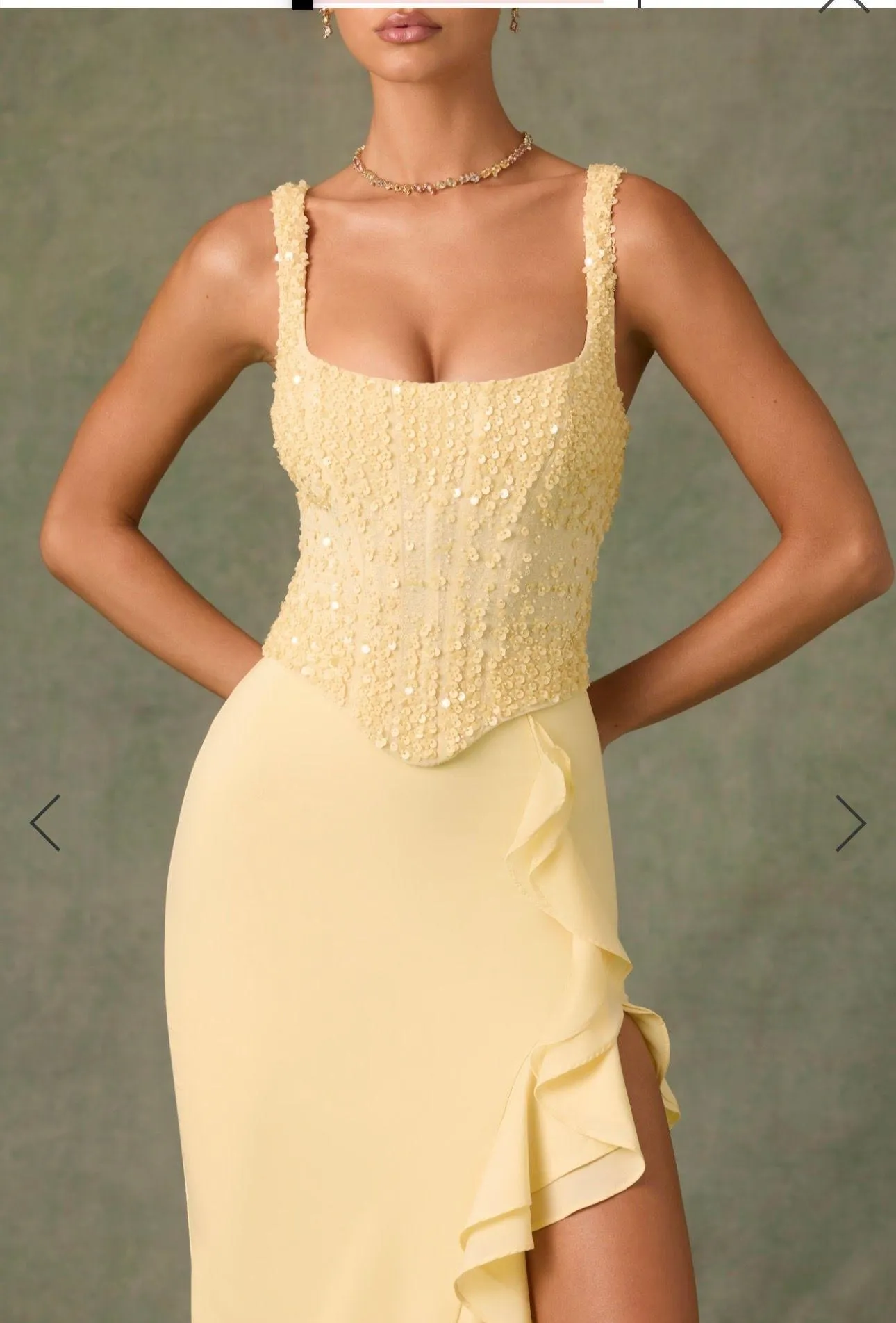 Oh Polly Maxi Dress Embellished - Image 3