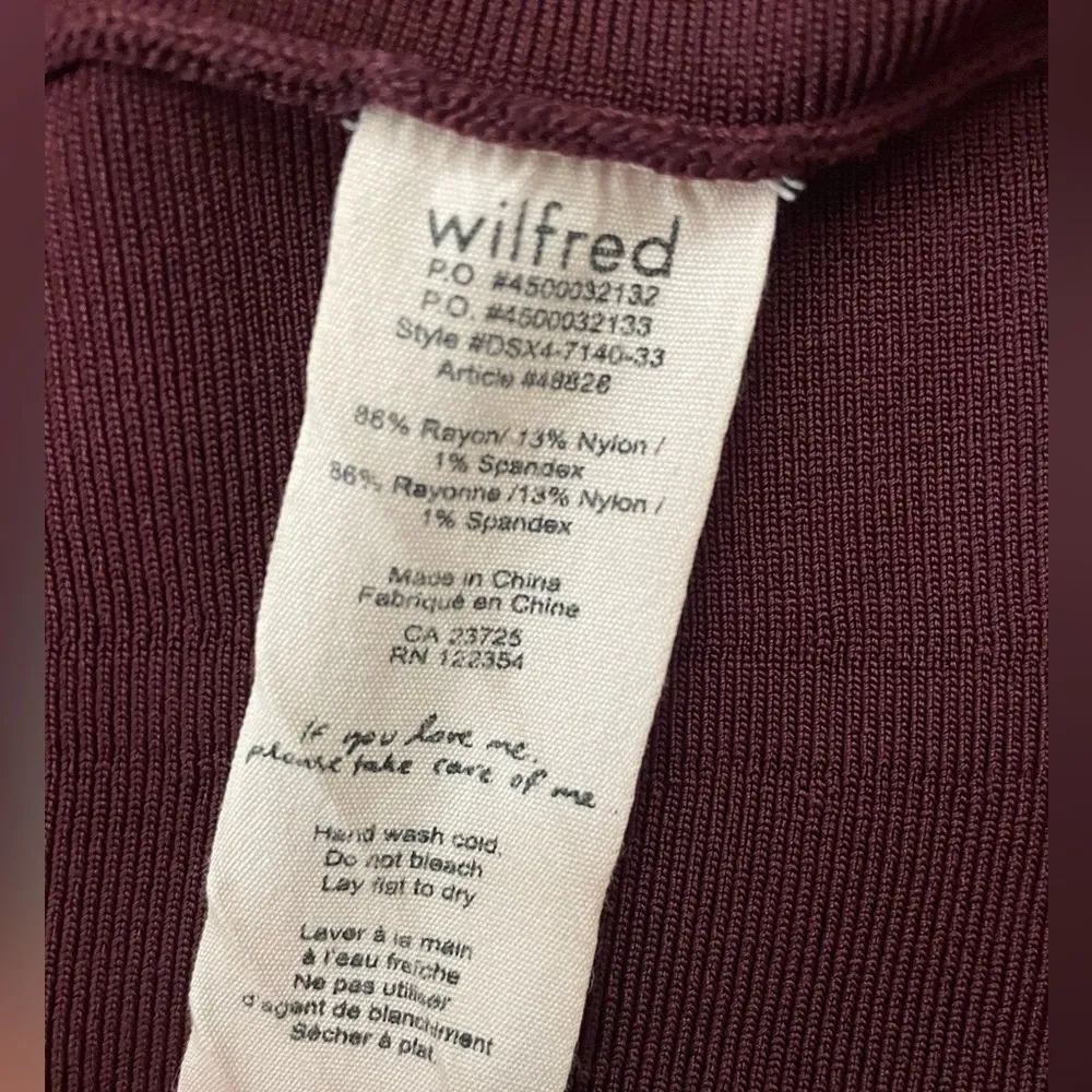 Aritzia Wilfred Knit Skirt - Image 4