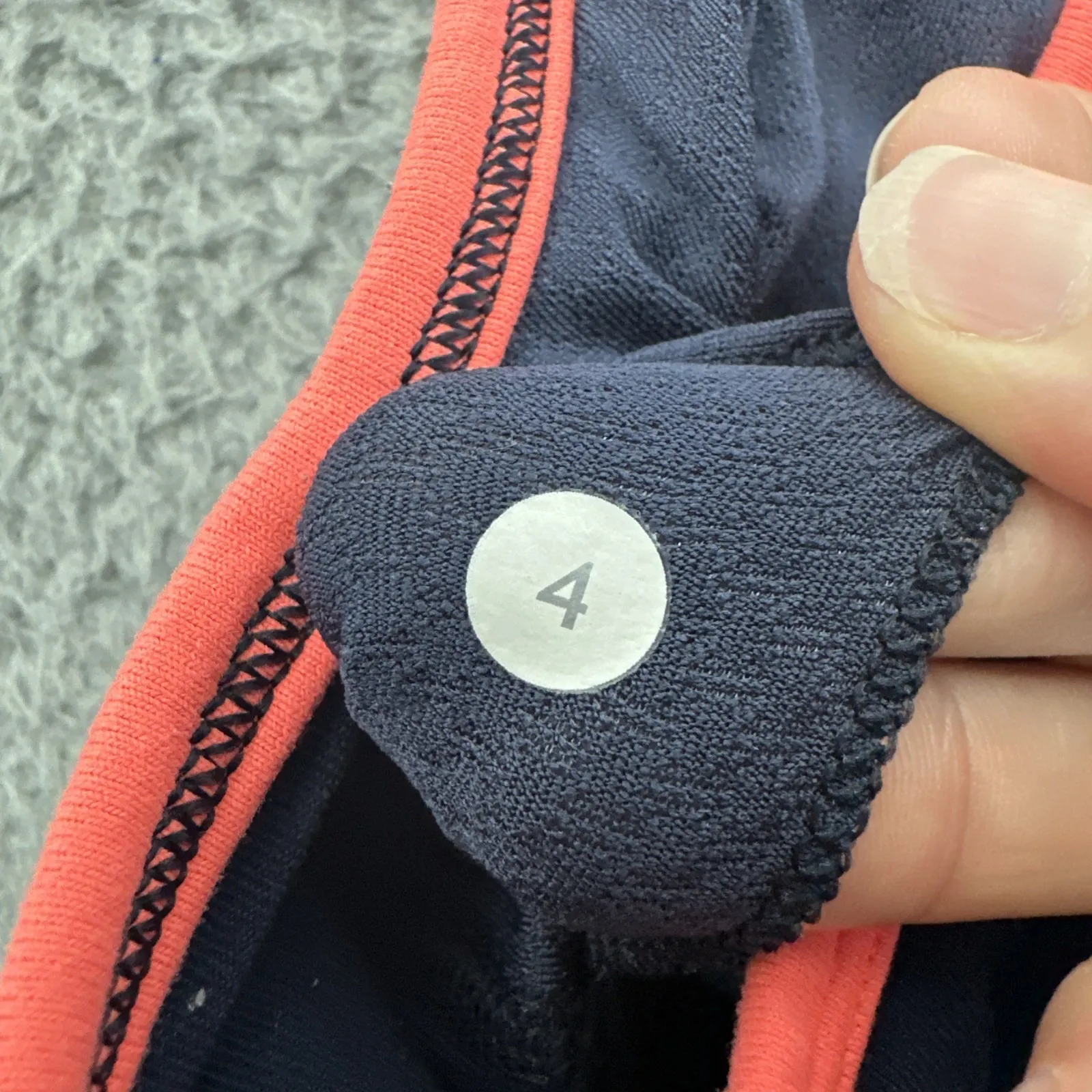 Y2K Lululemon No Limits Tank Inkwell Light Flare Athletic 2 In 1 Women's 4 - Image 3