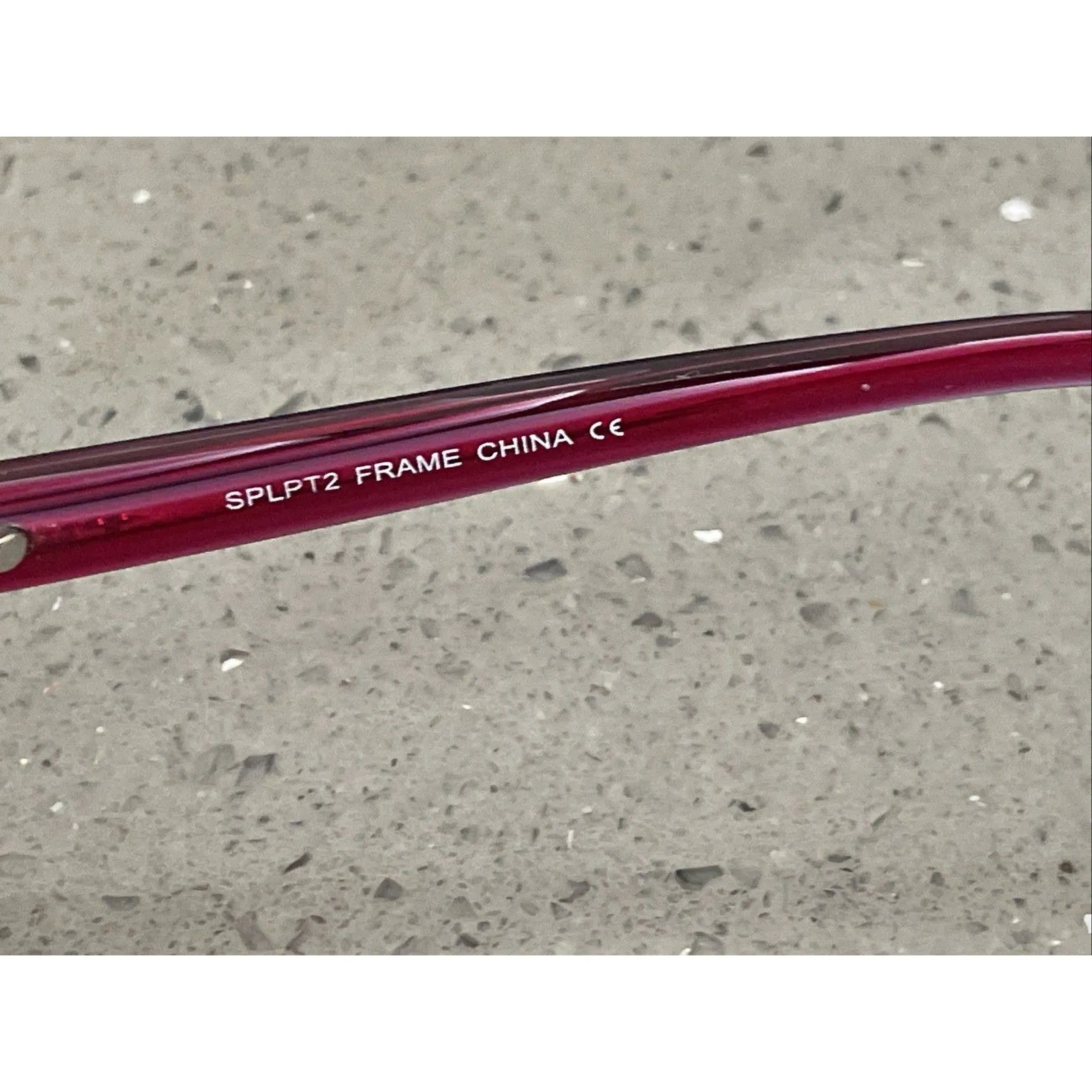 SPL: Petite Eyeglass Frames ONLY SPLPT2 51/15/135 Purple Flex hinge CC82 - Image 3