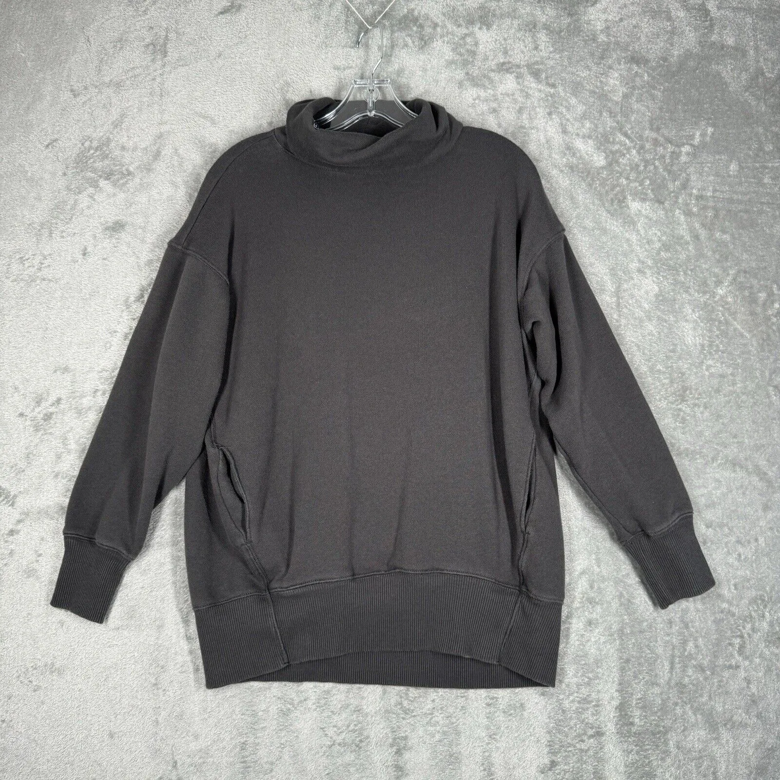 Aerie Shirt Womens XS Gray Sweatshirt Neutral‎ Casual Lounge Everyday Athleisure - Image 2