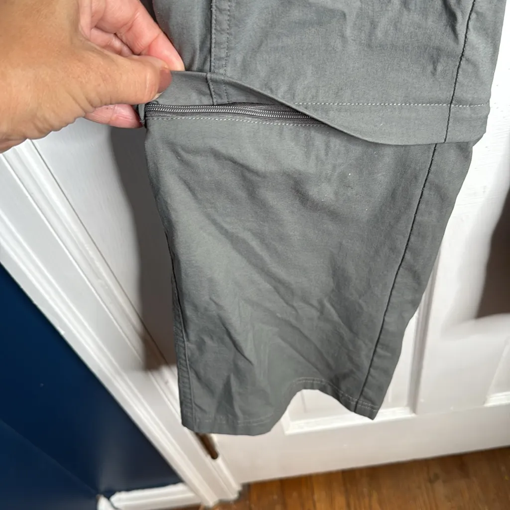 REI Coop Women’s Convertible Trail Activewear Pants in Gray W1811 Sz 12 Petite - Image 3