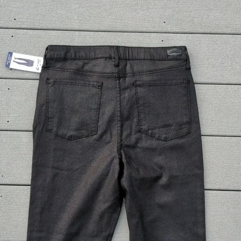 NWT Seven7 Ultra High Rise Skinny Sparkle Coated Jeans Size 12 - Image 11