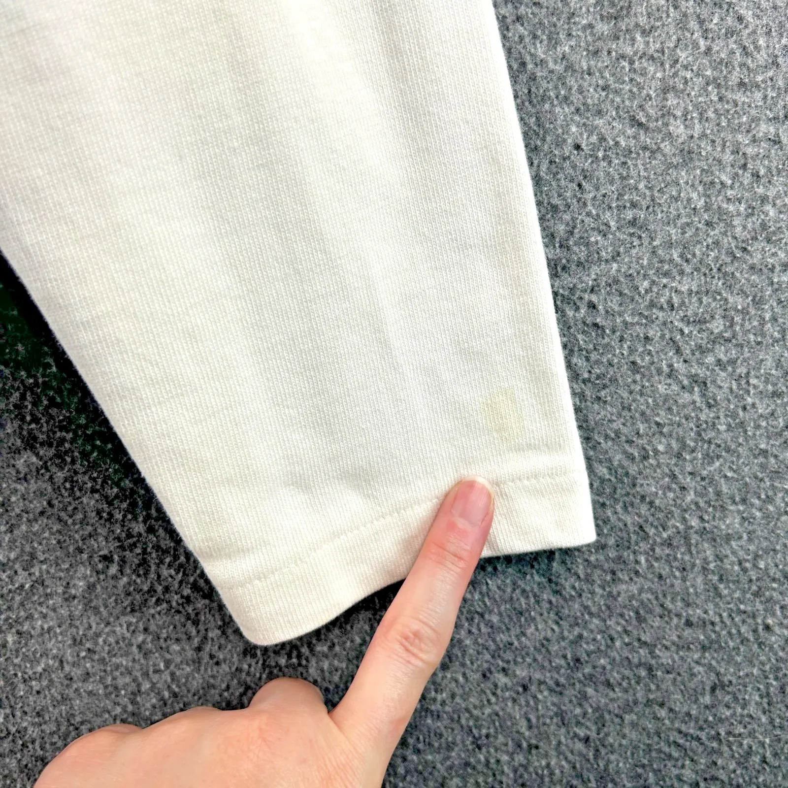 J.‎ Crew Women's Medium Green Label Cotton White Long Sleeve Top Basic Staple - Image 6