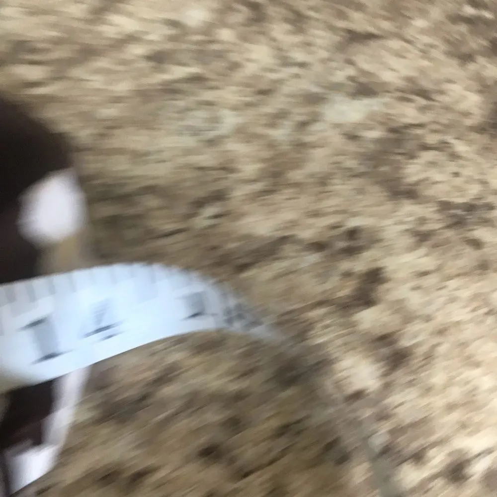 APNY Brown and White Zebra Striped Mini Dress Medium - Image 7