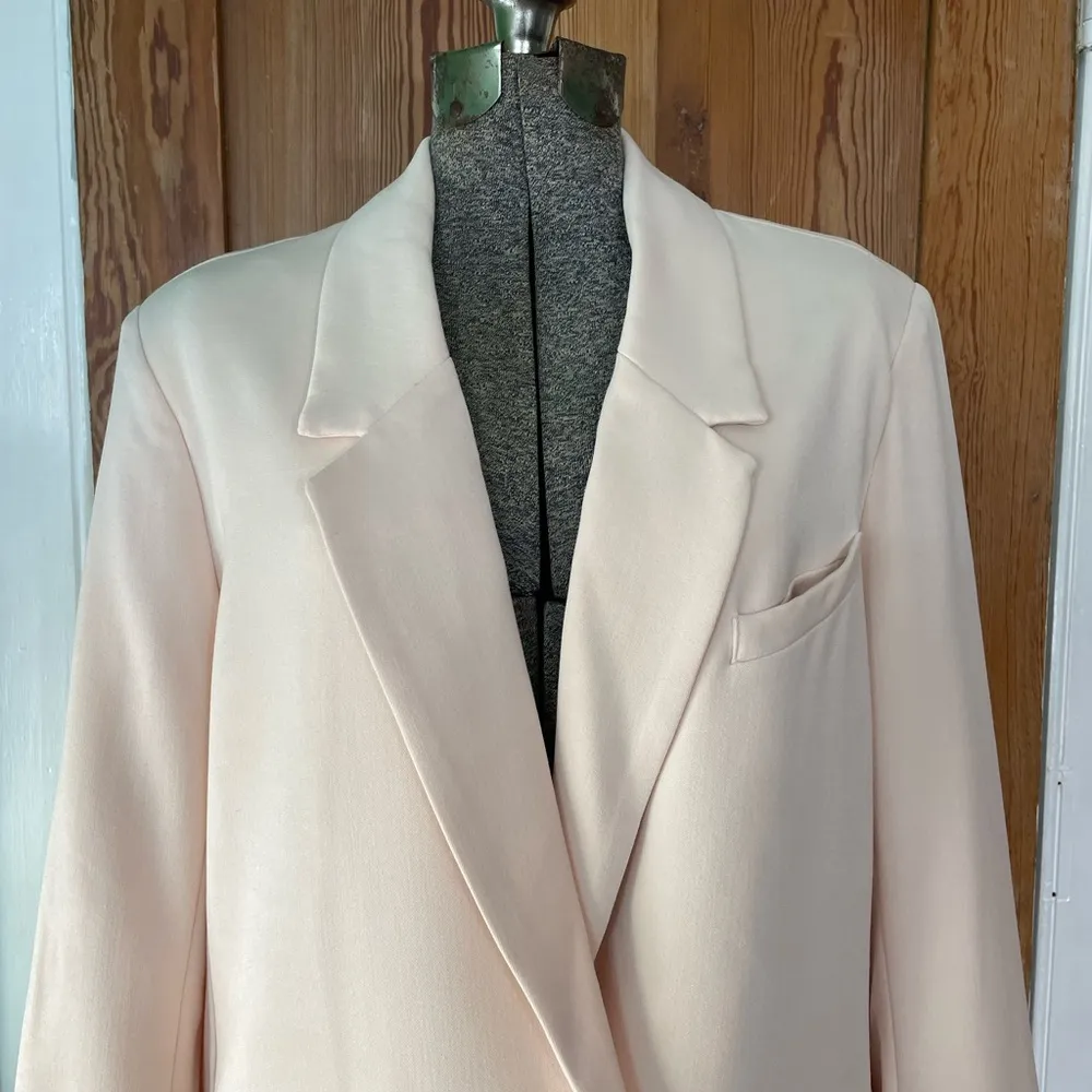 BB DAKOTA Dressed To Thrill Blush Ivory Blazer Jacket or Dress - Image 6