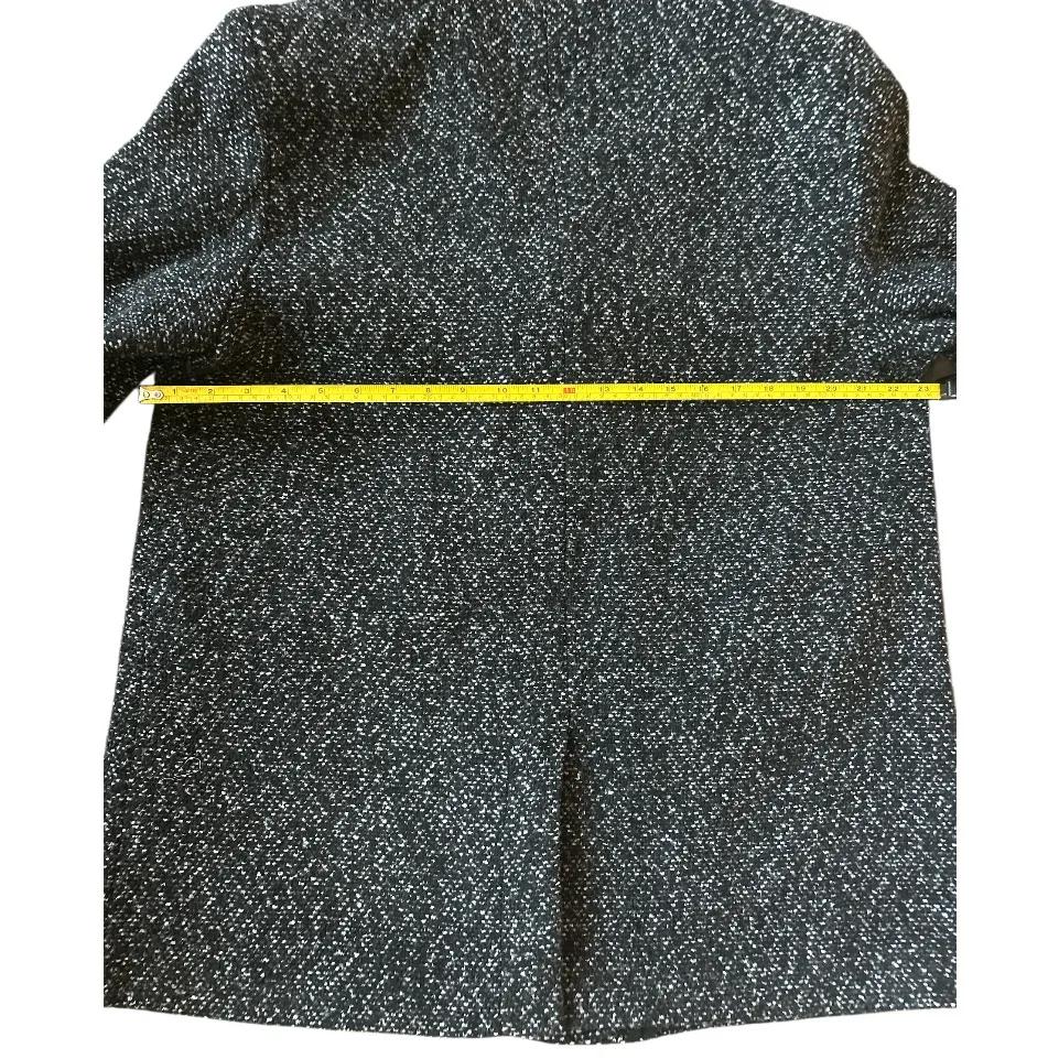 Universal Threads Universal Thread black white Tweed Blazer Size L - Image 10