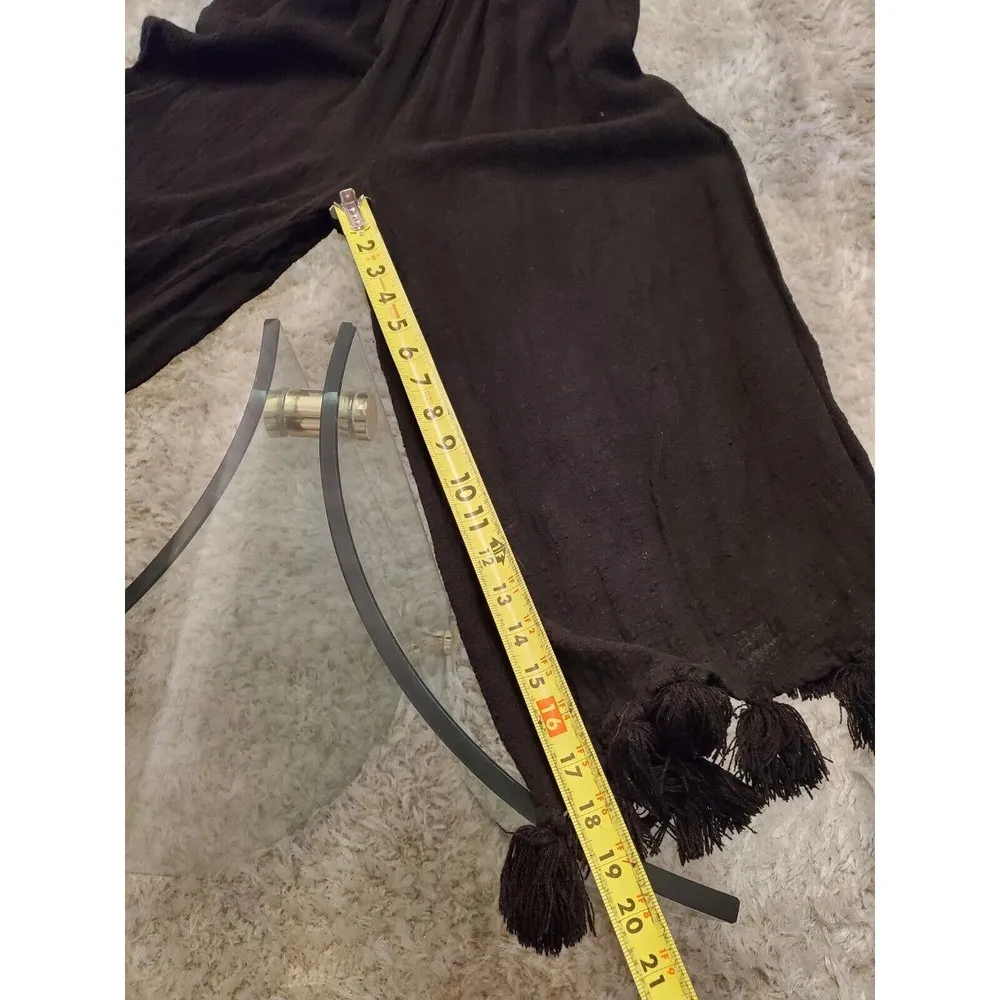 Surf Gypsy Women's Black 100% Cotton Off the Shoulder Casual Jumpsuits Size S - Image 14