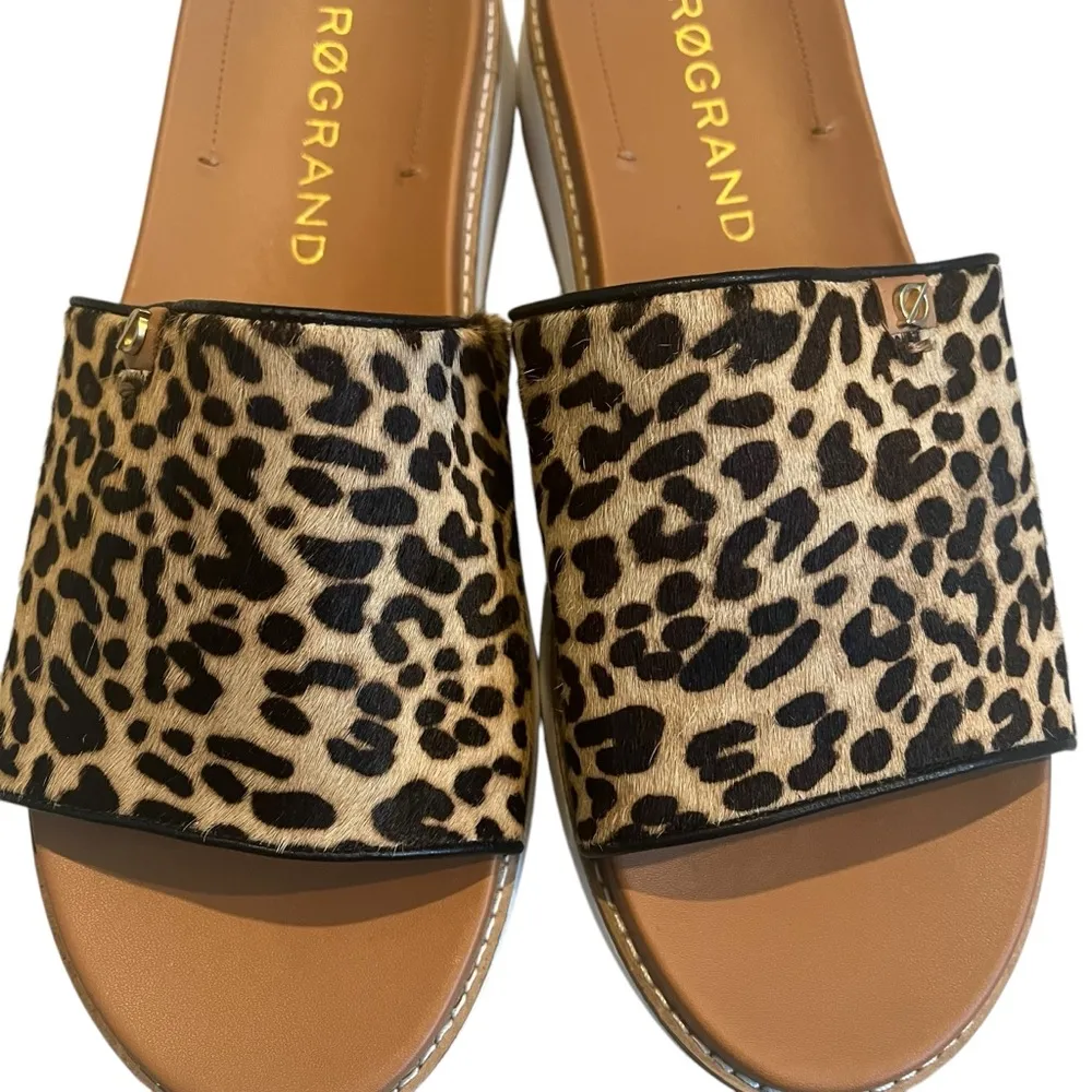 COLE HAAN Zerogrand Global Leopard-print Calf Hair, Sz 10 - Image 10