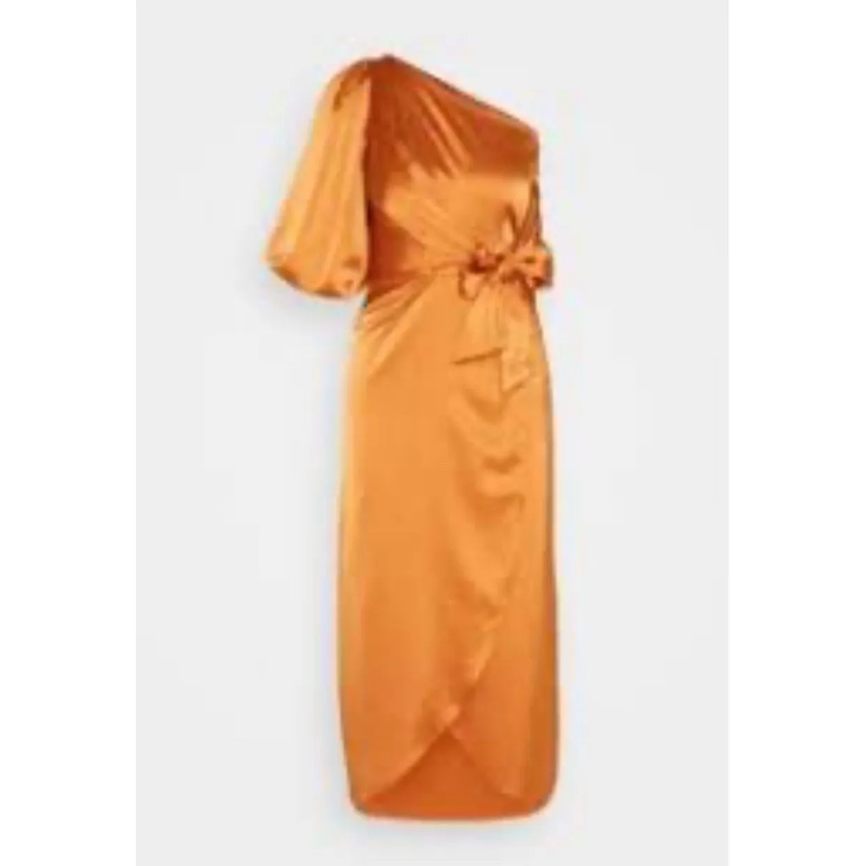 YASATHENA‎ SLIT DRESS in adobe orange from the brand Y.A.S. Satin Bow Wedding S - Image 2