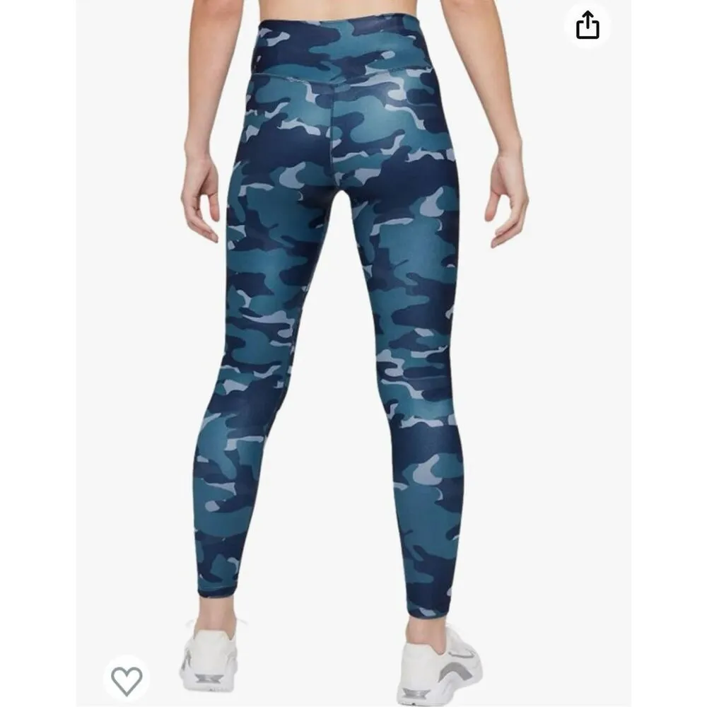 Nike NWT dri-fit one blue camo leggings xs - Image 2