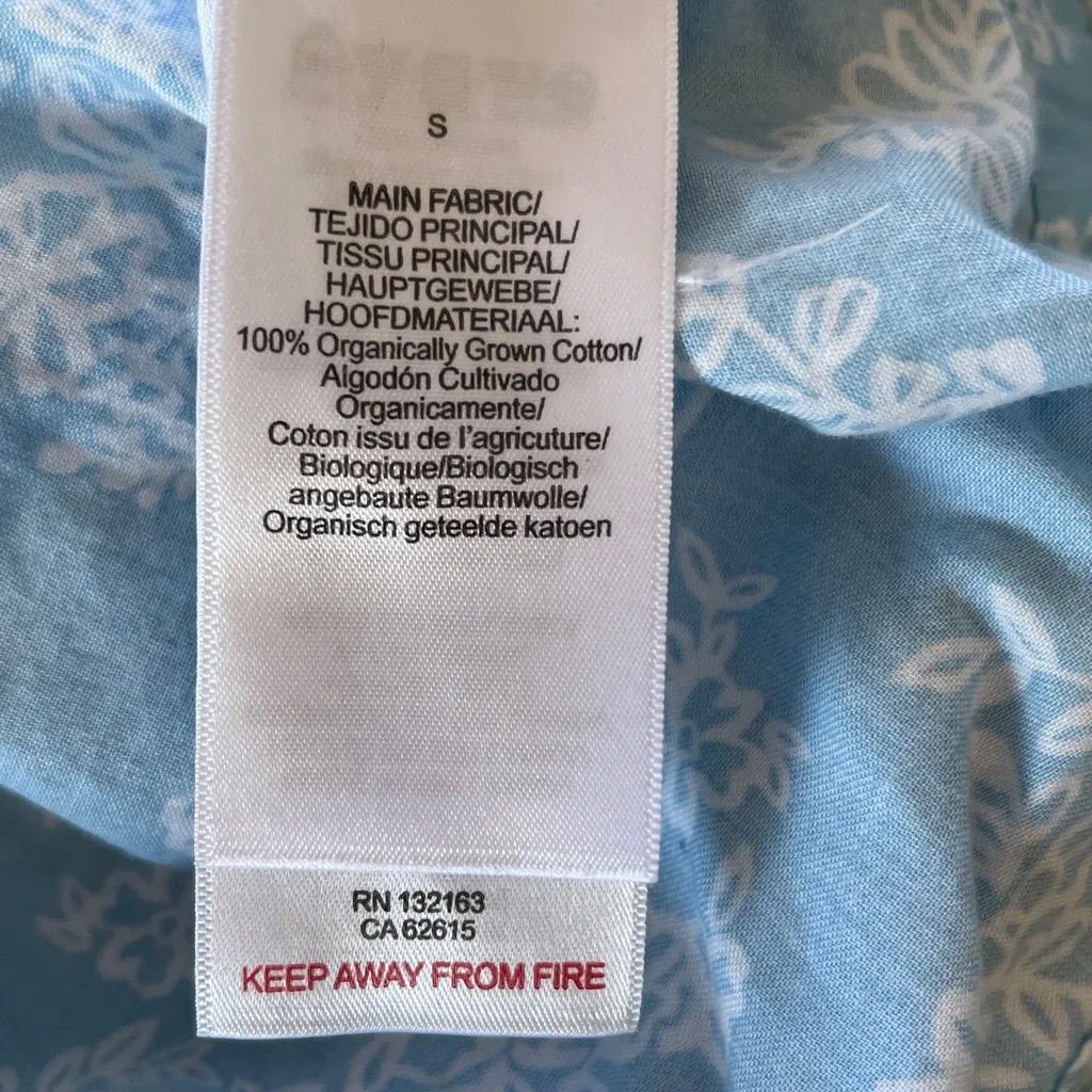 BedHead Light Blue and White Paris Eiffel Tower Pajama Set size Small - Image 7