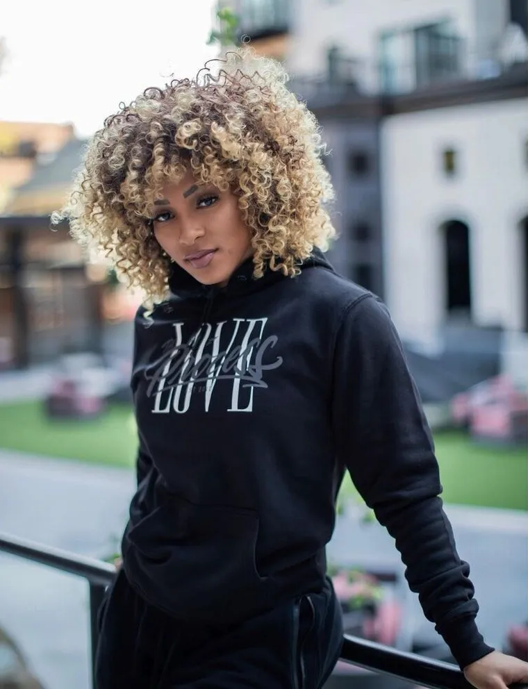 Flag nor Fail Love The Process Pullover Hoodie Sweater in Black Size Medium - Image 2