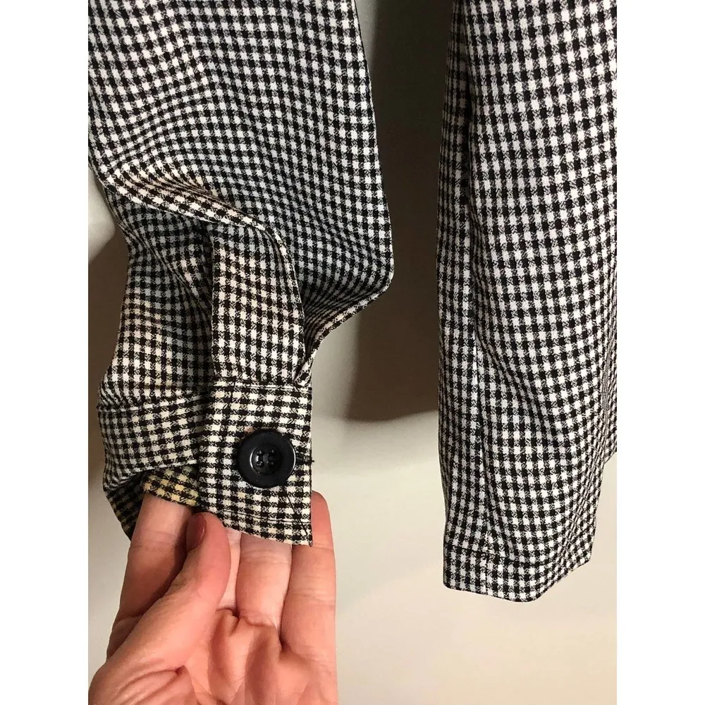 PrettyLittleThings lightweight Jacket Houndstooth Blazer Size 12 - Image 94
