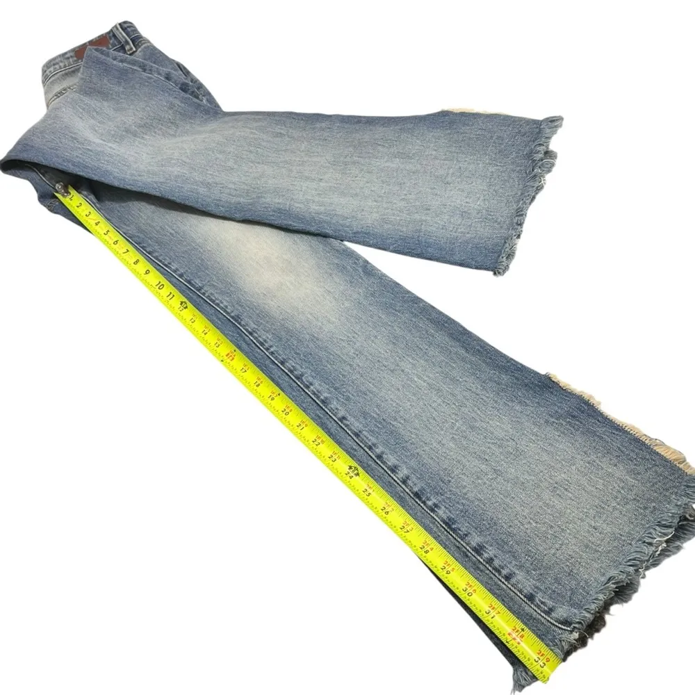 BLANK NYC The Hoyt Follow Your Arrow High Rise Mini Flare Jeans - Image 11