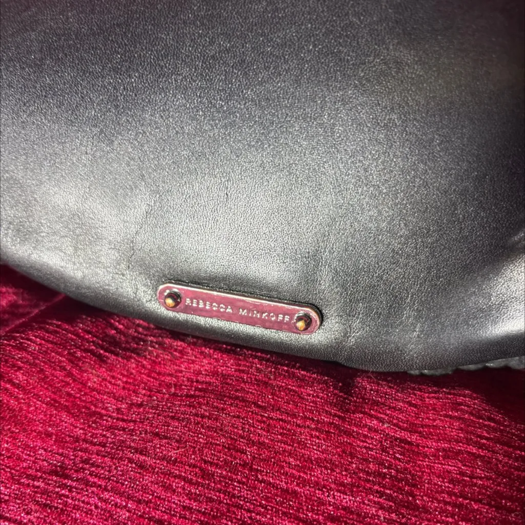 Rebecca Minkoff Julian Hobo Belt Bag - Black Woven Leather - Image 3