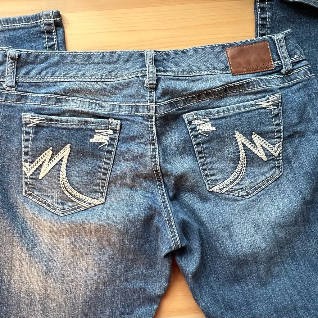 Vintage Blue Denim Jeans wide leg sz 11/12 - Image 5