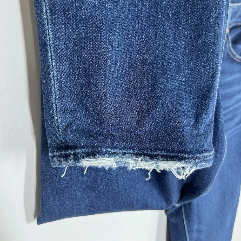 NEW Paige Sz 31 Stella High Rise Straight Soleil Destructed Jeans - Image 6