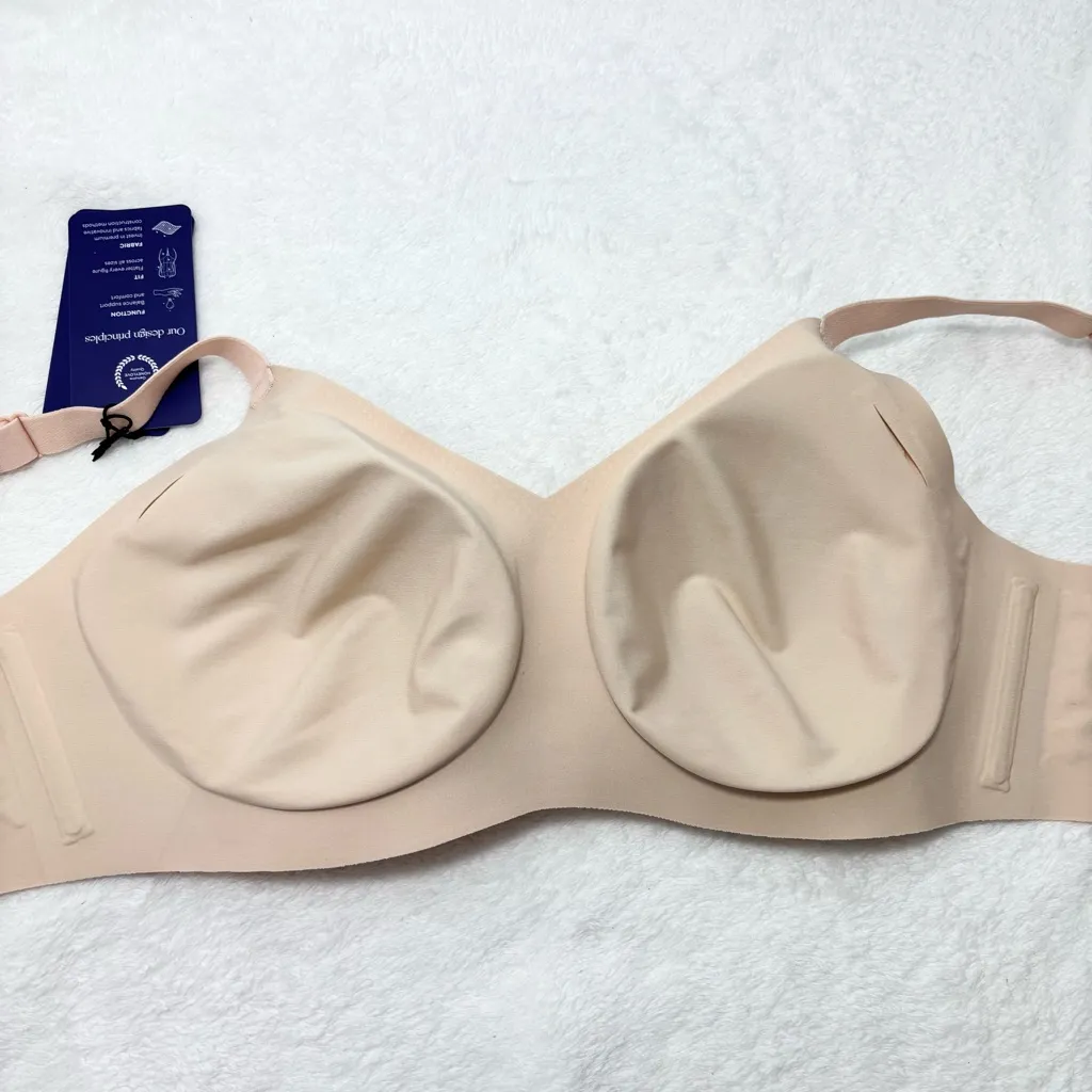 Honeylove Balance Support Comfort Women's Tan Bra Size L 38B/C - Image 9