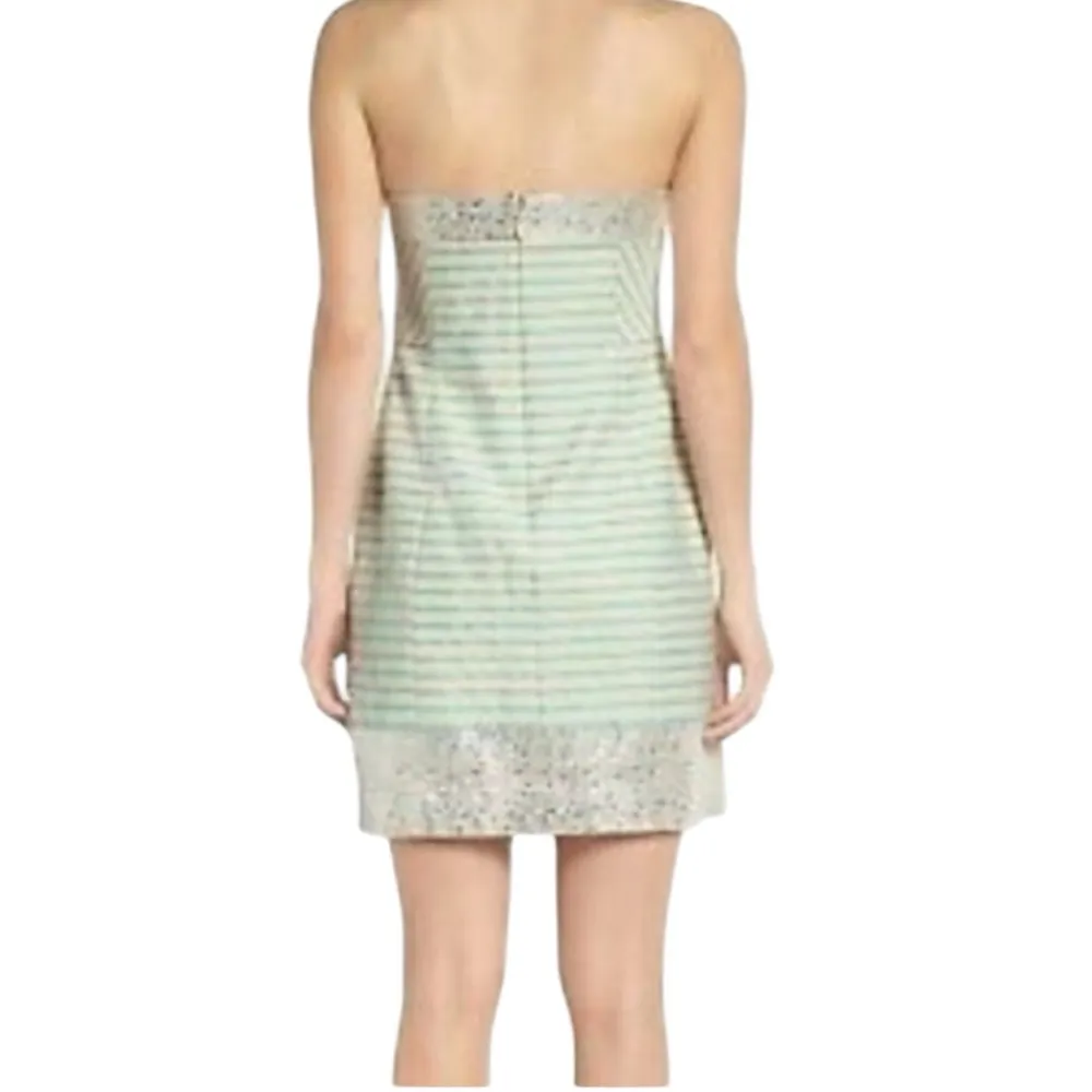 Lilly Pulitzer Remi Blue Horizon Bayview Stripe Metallic Corset Dress Size 6 - Image 2