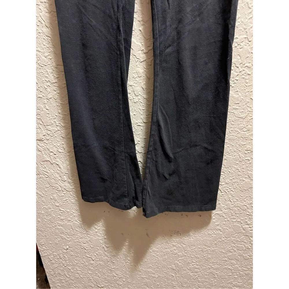 Victorias Secret Black Bootcut Leggings With White Band Woman’s Size Small Y2K 0 - Image 2