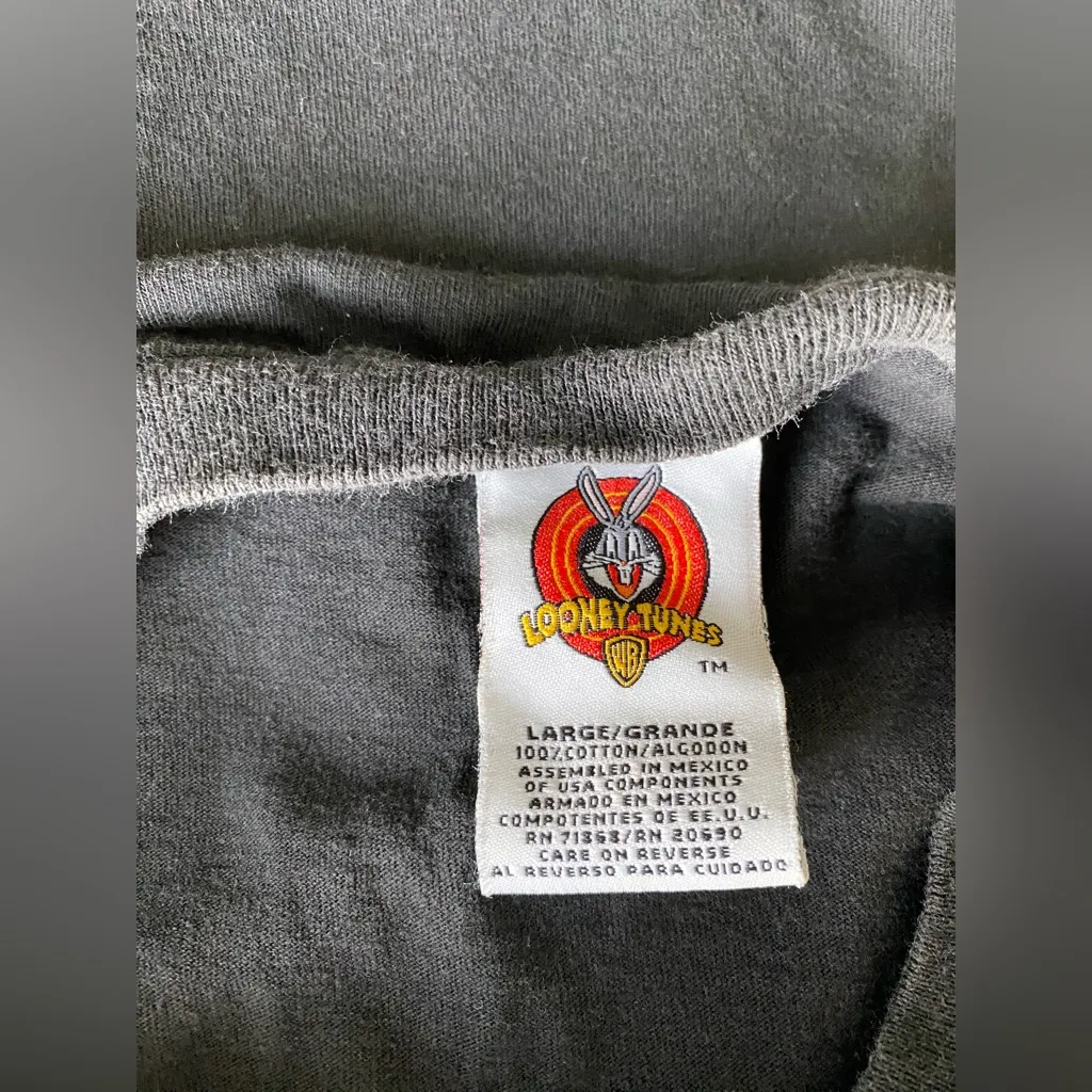 Vintage 90s Looney Tunes Tweety Happy Halloween T-Shirt, Size Large - Image 6