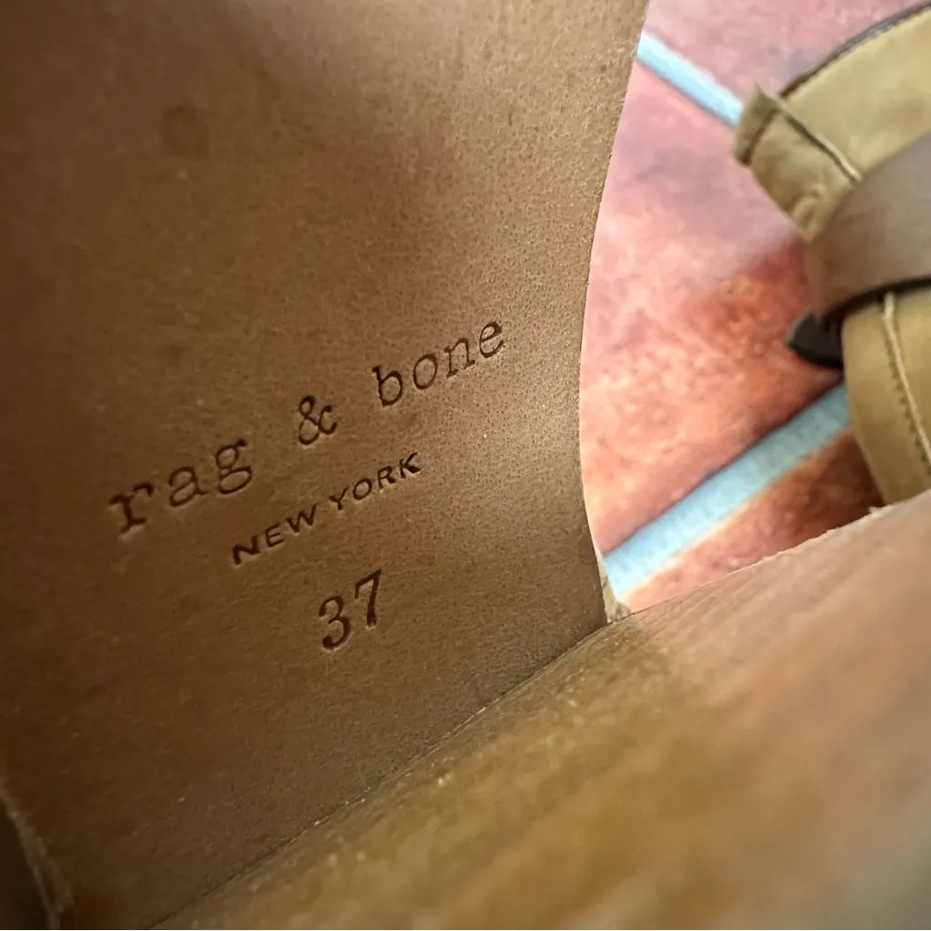 rag & bone Two Tone Leather Ankle Boots - Image 9