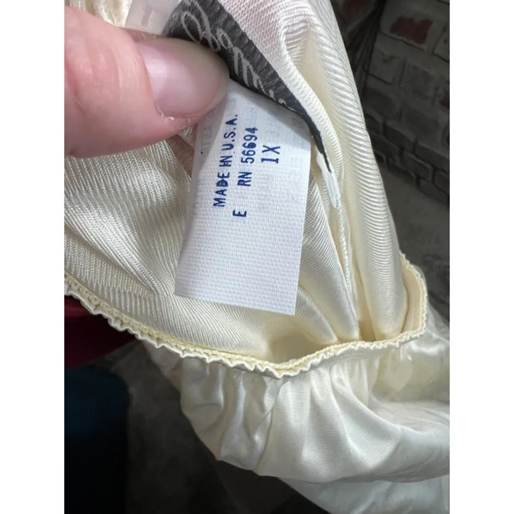 Pollinaise slip shorts half slip cream Size XL - Image 9