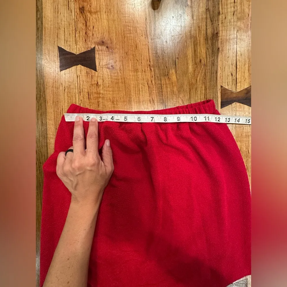 Vintage Red and White Midi Pencil Skirt for Casual Wear Size undefined - Image 6