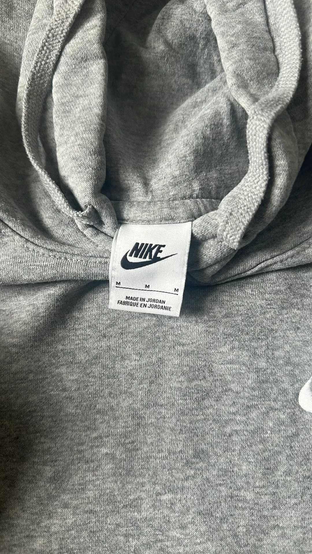 Nike Hoodie Grey Gray Size M - Image 2