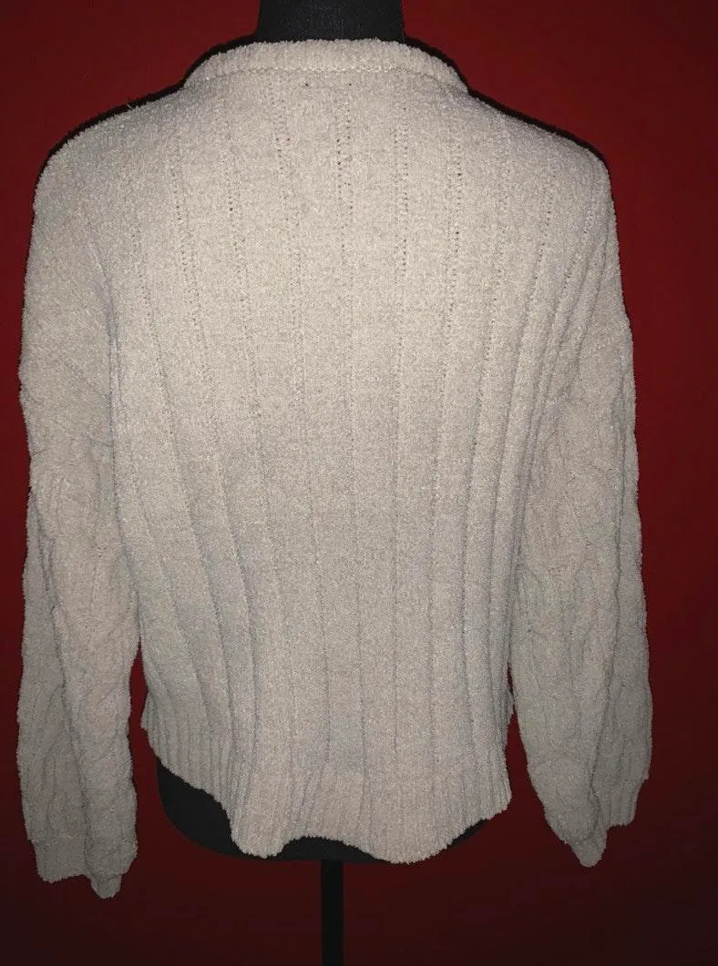 Cropped Crewneck Sweater - Image 3