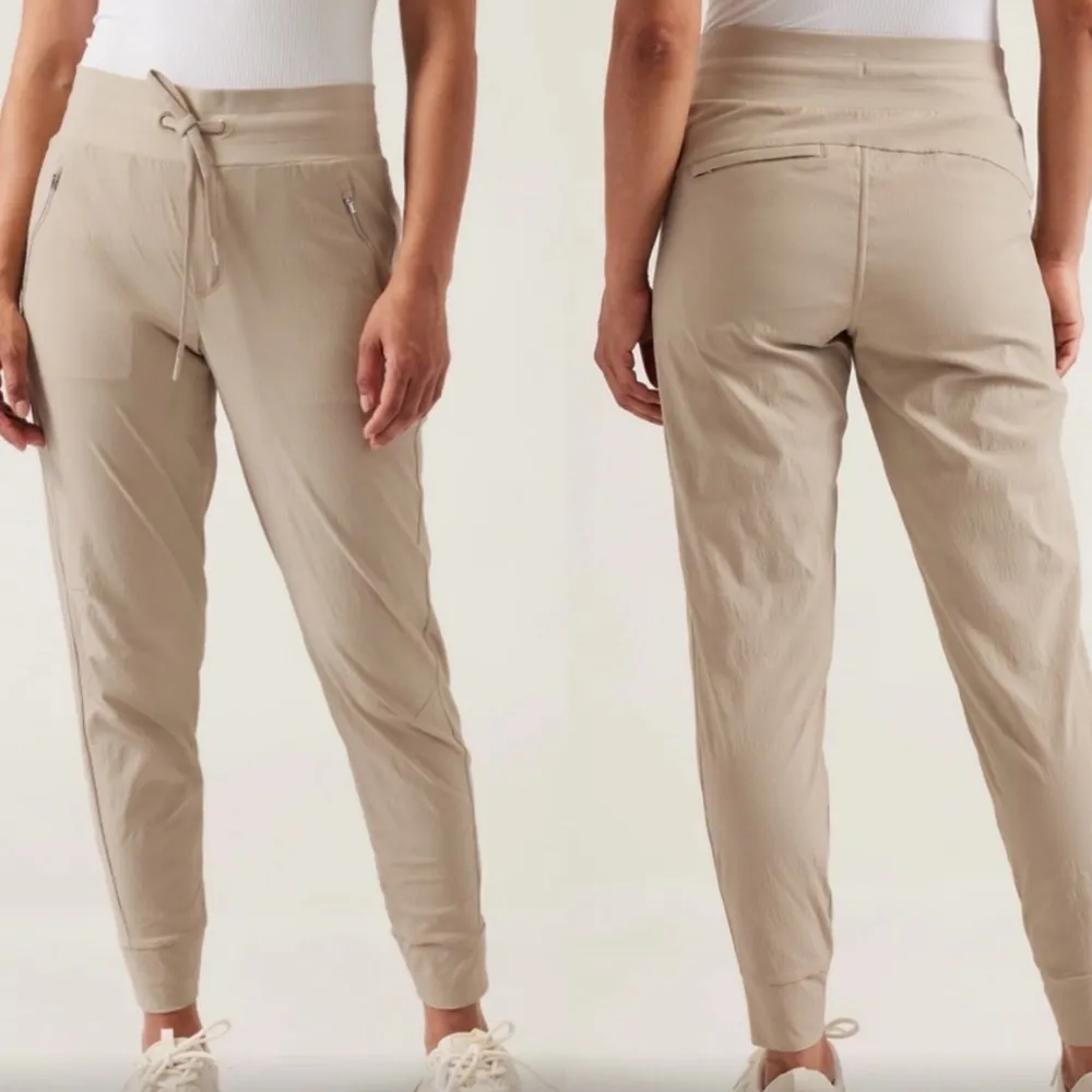 Athleta Trekkie North Joggers Khaki size 0 - Image 4