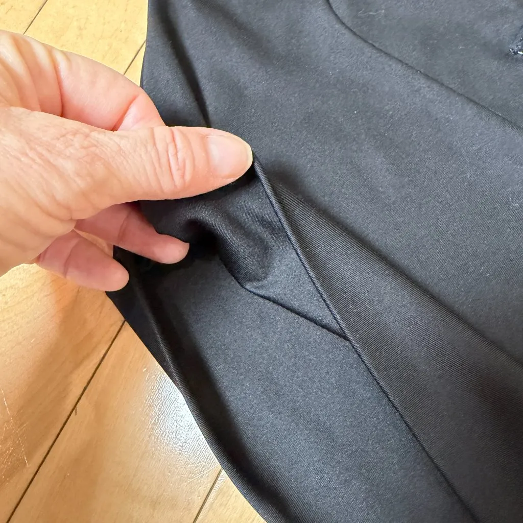 Sorella Double Layer Crop Tank Top Size Small Black Bralette - Image 4