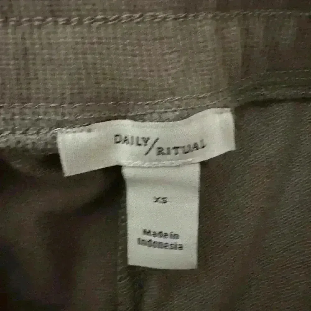 Daily Ritual cotton joggers size XS Tan - Image 4