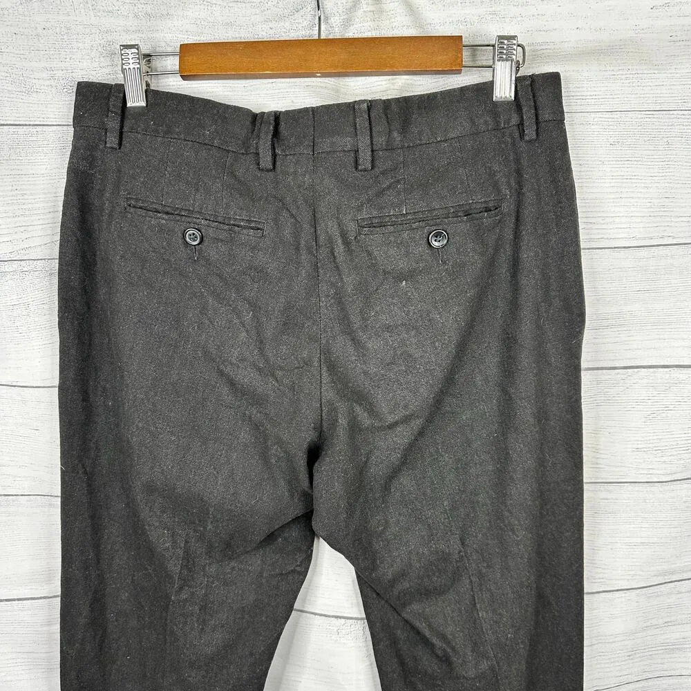 Reiss Womens size 32 Black Tapered Leg  Dress Career Pants - Image 5