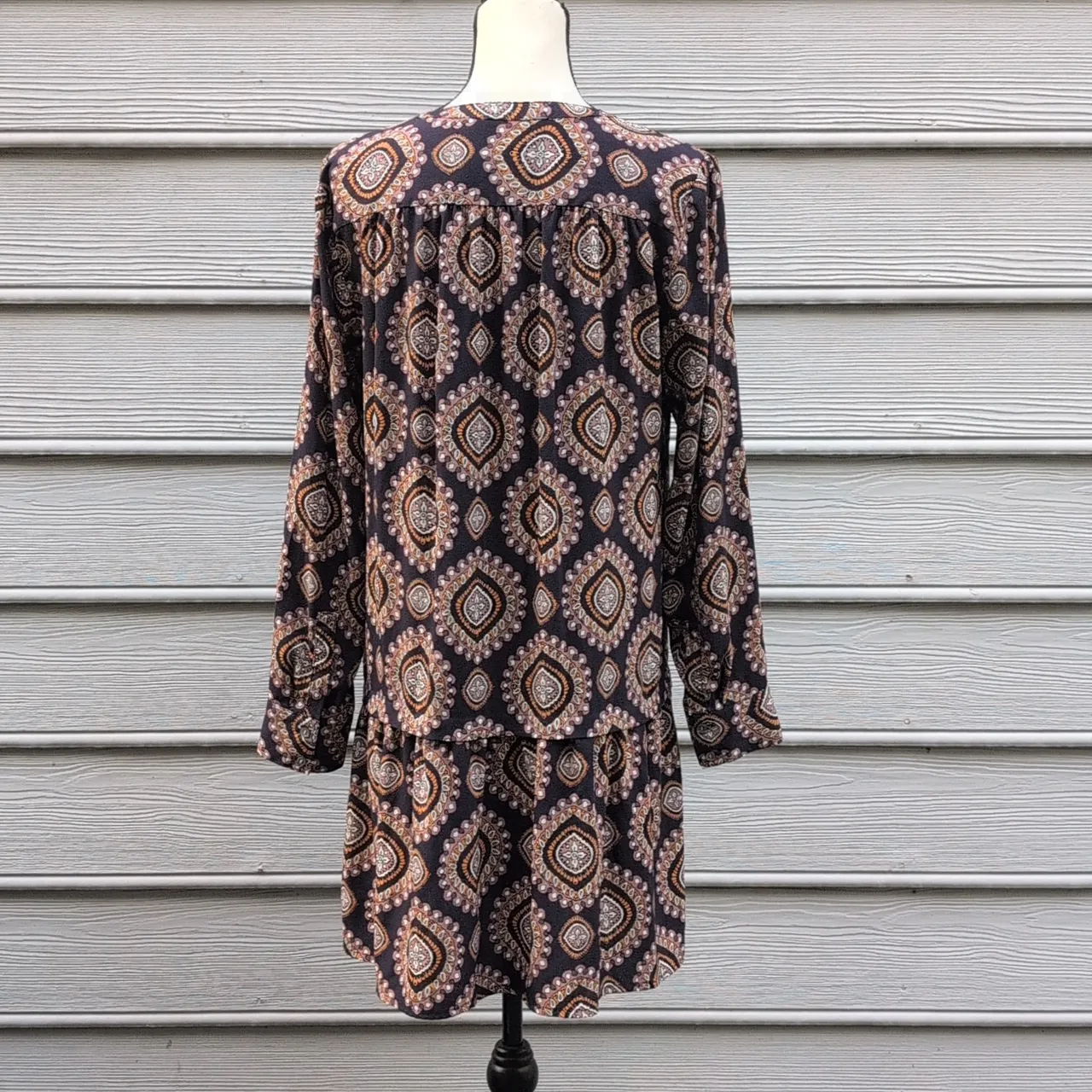 Loft Drop Waist Shift Dress | Loft Henley Long Sleeve Dress - Image 7