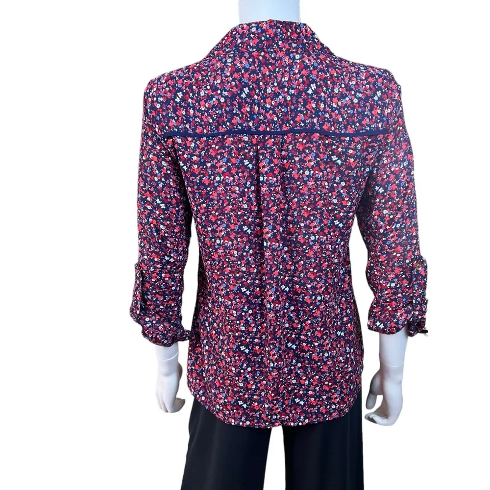 Michael Michael Kors Floral Pull Over Blouse - Image 7
