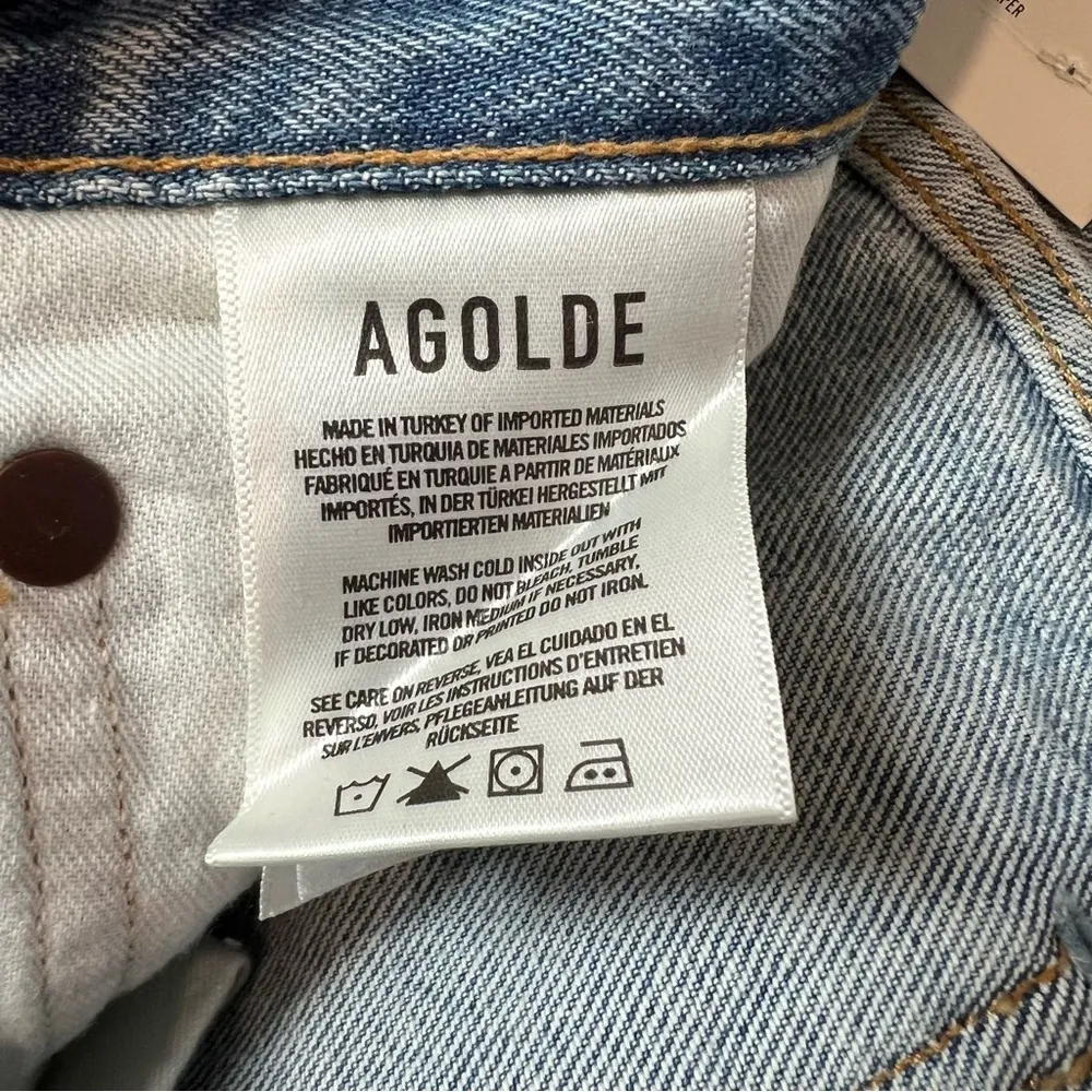 AGOLDE Fen High Rise Relaxed Taper Jeans, Color Wander, Size 25, NWT - Image 12