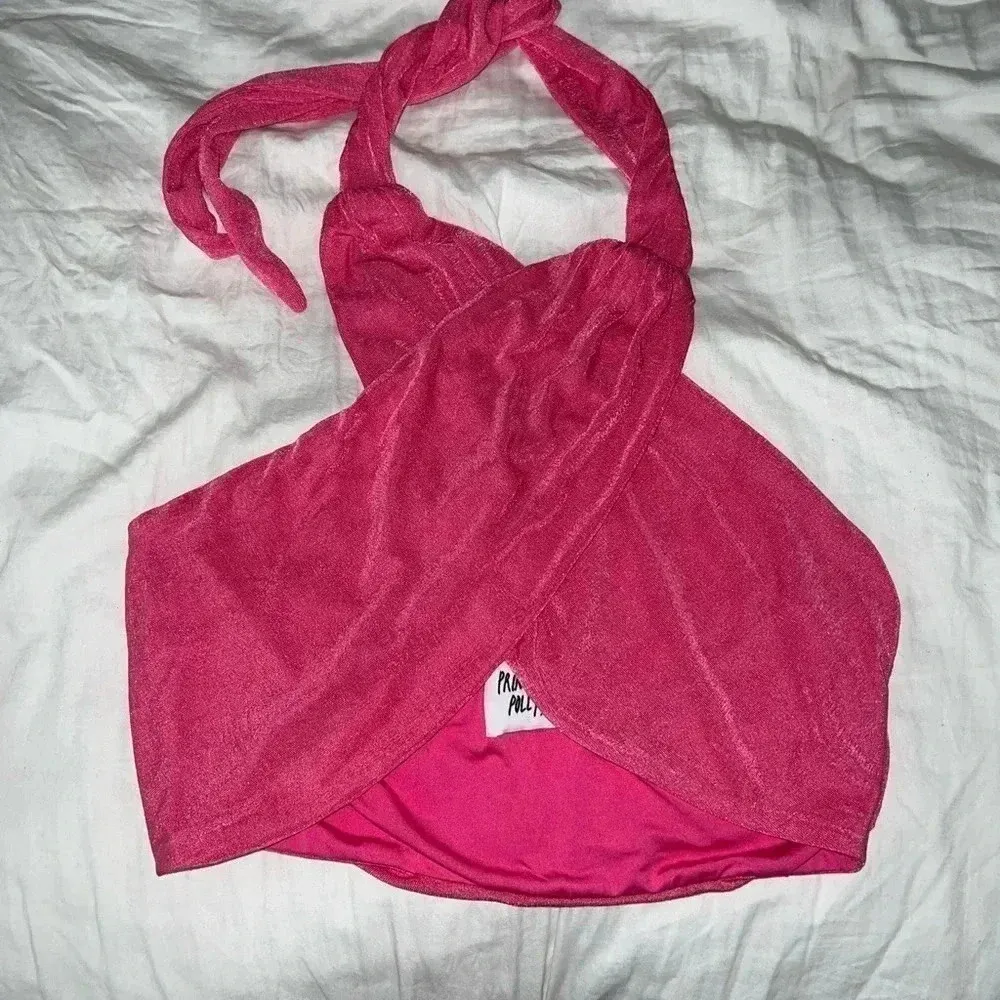 Princess Polly Two Piece 2 piece Set Pink Ultra Stretchy US 4 Keiara set - Image 2