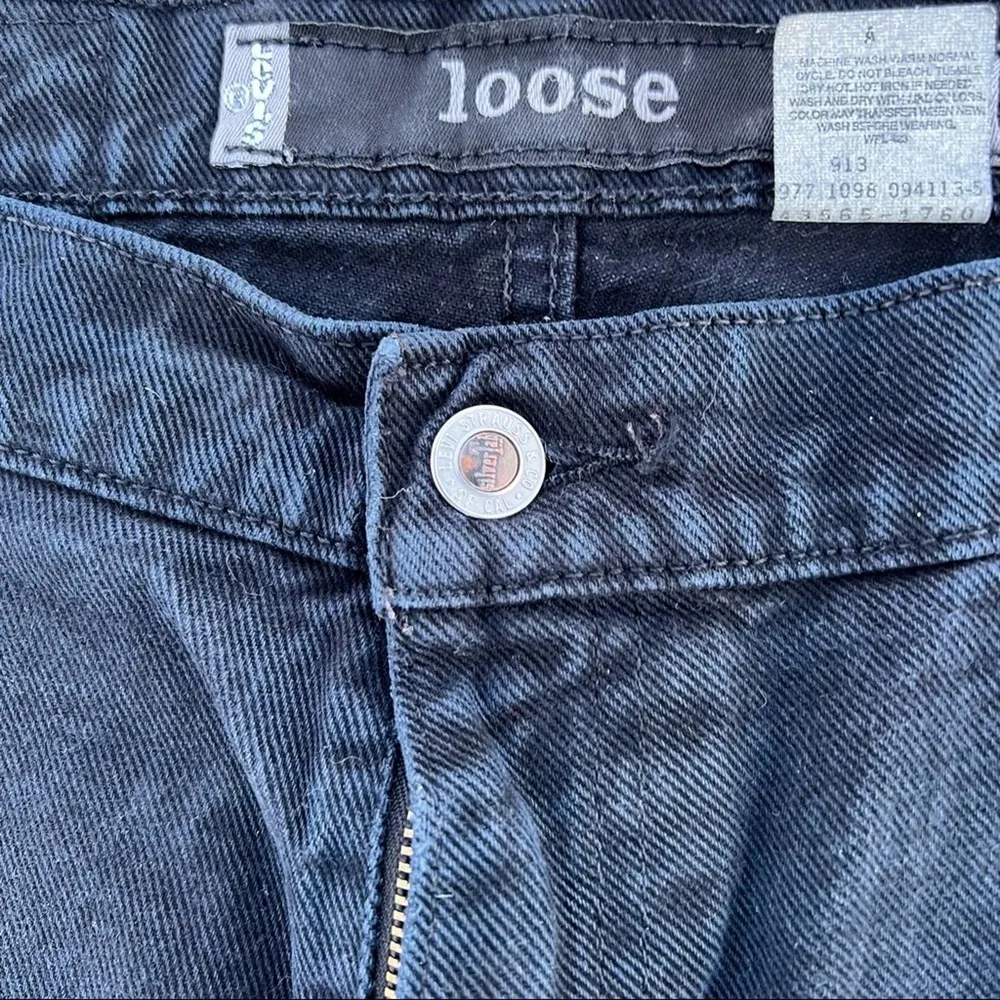 Levi's Vintage 90s  Silvertab Loose fit black jeans - Image 6