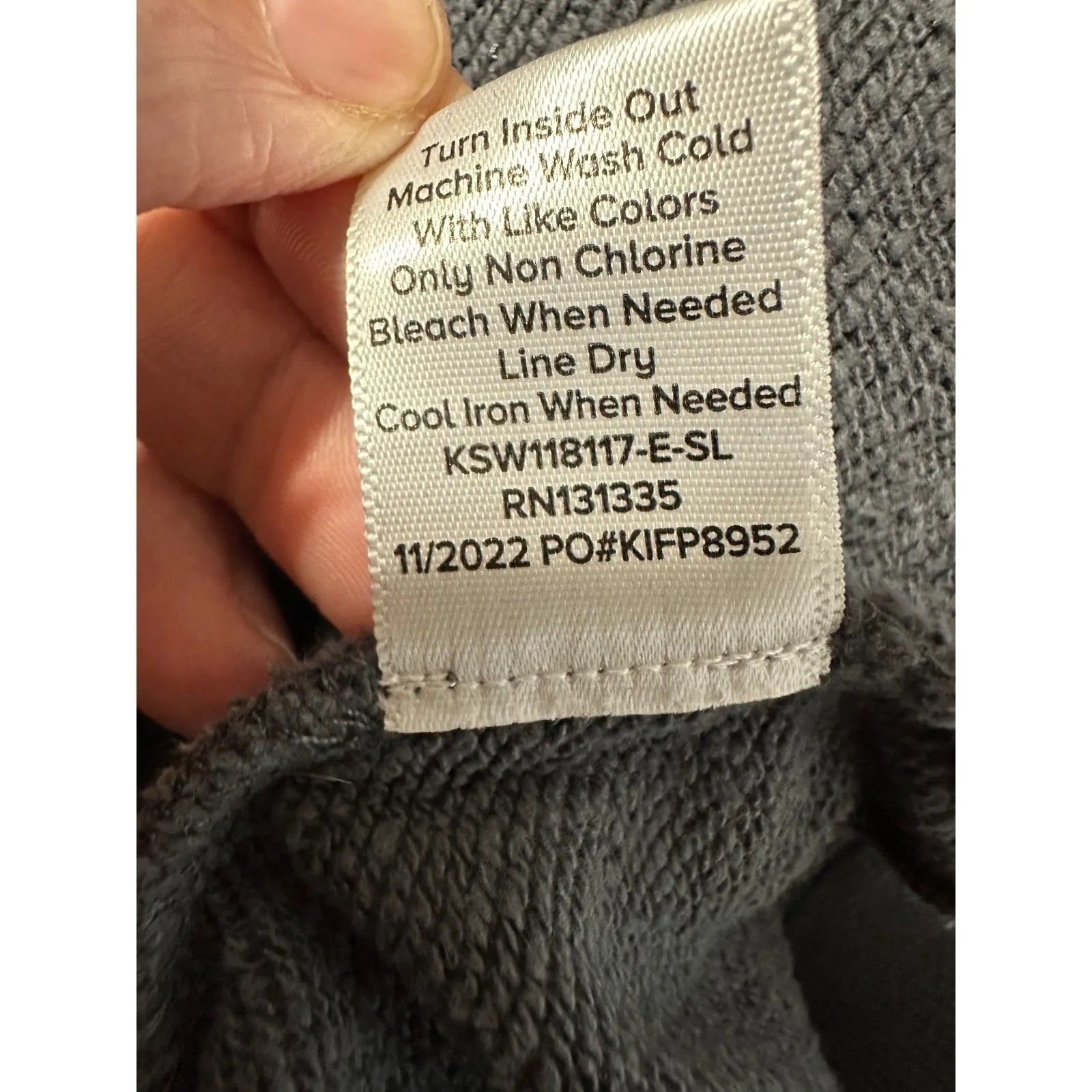 EVEREVE RAYA‎ SUNSET PULLOVER CREWNECK SWEATER WASHED BLACK EUC SIZE XS - Image 11