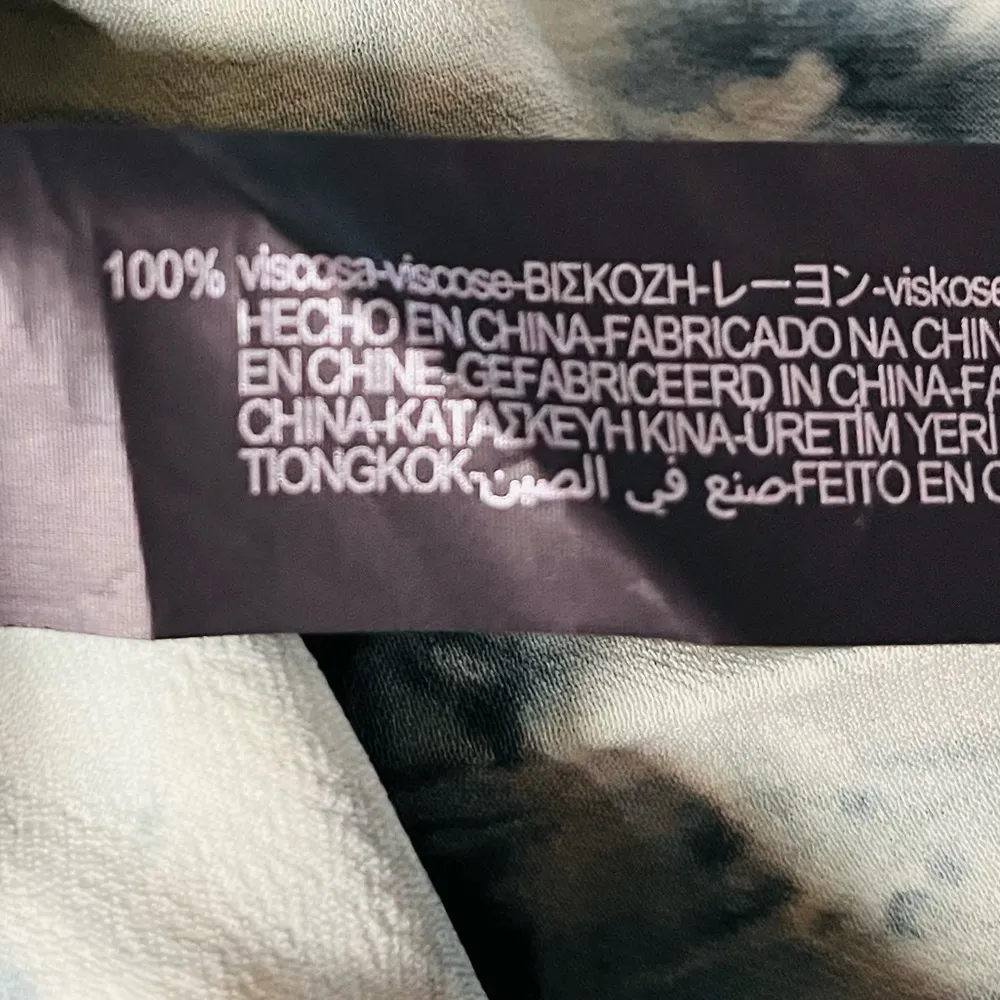 Zara The Batik Tie Dye Midi Skirt Blue Size Medium - Image 10