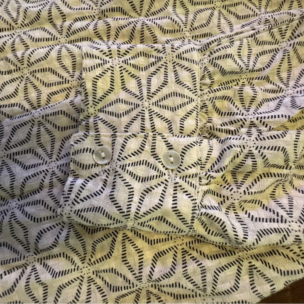 FRNCH Paris Rena Dress Prairie Cottage Dress Button Up Size L Long  Sleeve - Image 4