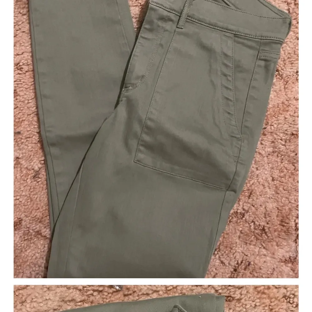 Size 6 Olive Green Dress Pants by Loft - Image 7