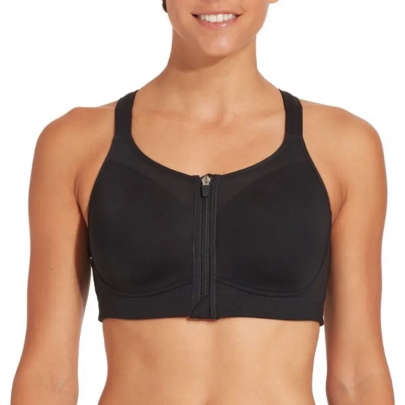 CALIA Zip Up Sports Bra Black Size undefined - Image 7