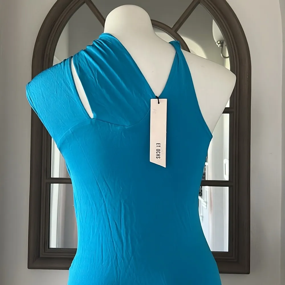 Et Ochs x Revolve June Cutout Ruched Gown in Cyan Blue Size 6 New w/Tag $1,695 - Image 11