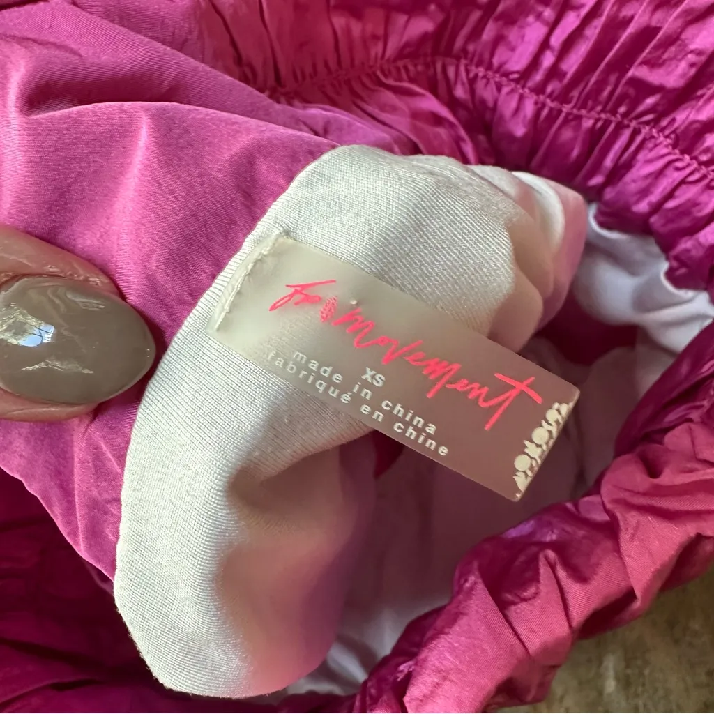 Free People Movement The Way Home Shorts Vivacious Violet Pink Size XS - Image 6