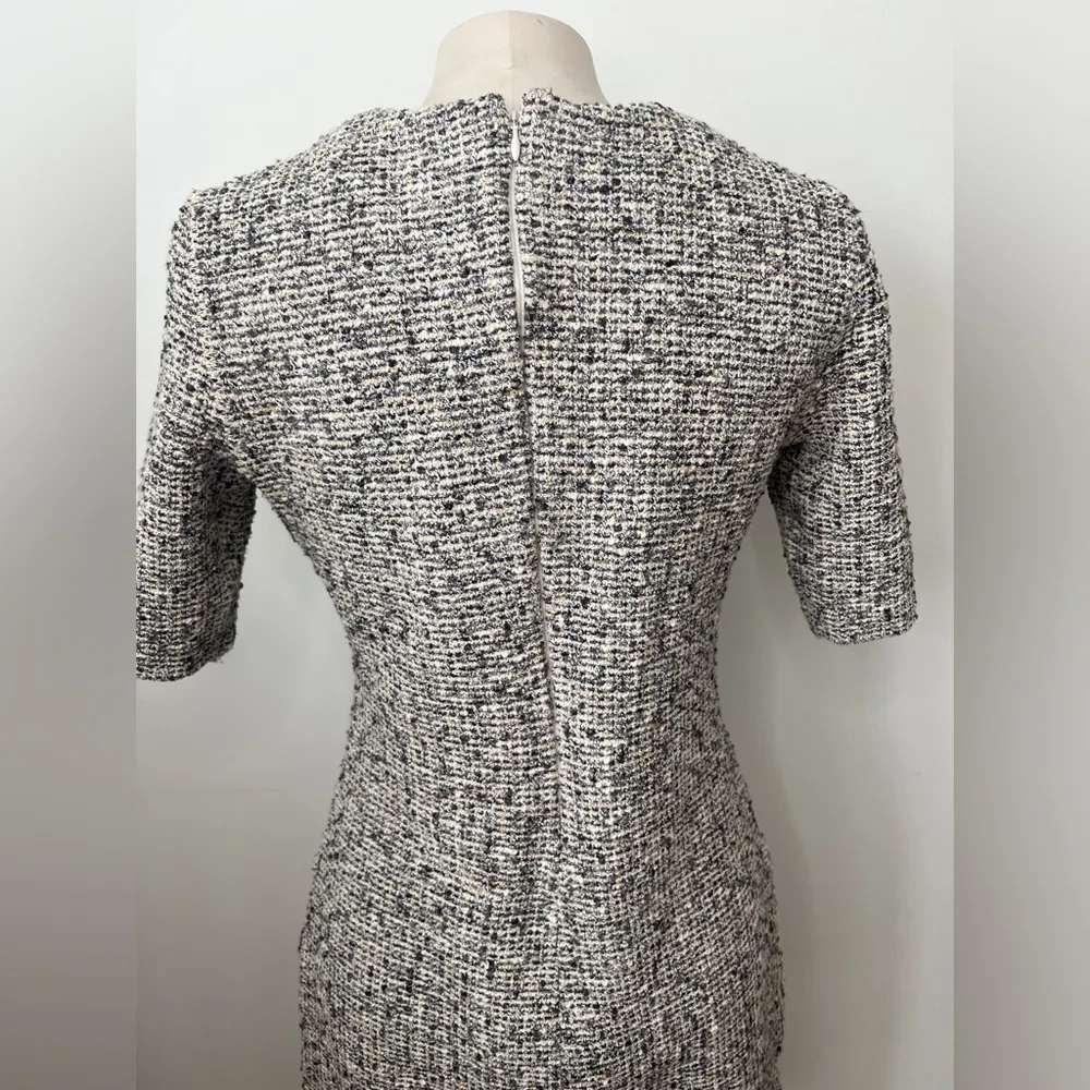 St. John  Boucle Ecru Multicolor Knit Mini Dress size 6 - Image 12